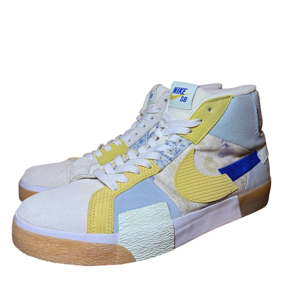 Nike SB Zoom Blazer Mid Premium "Paisley Pack Border Blue" Men's 10 Multi-Color